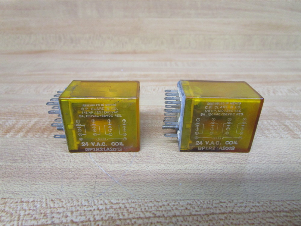 C.P. Clare & GP1R21A2003 Midwesco Relay 450101 (Pack of 2)
