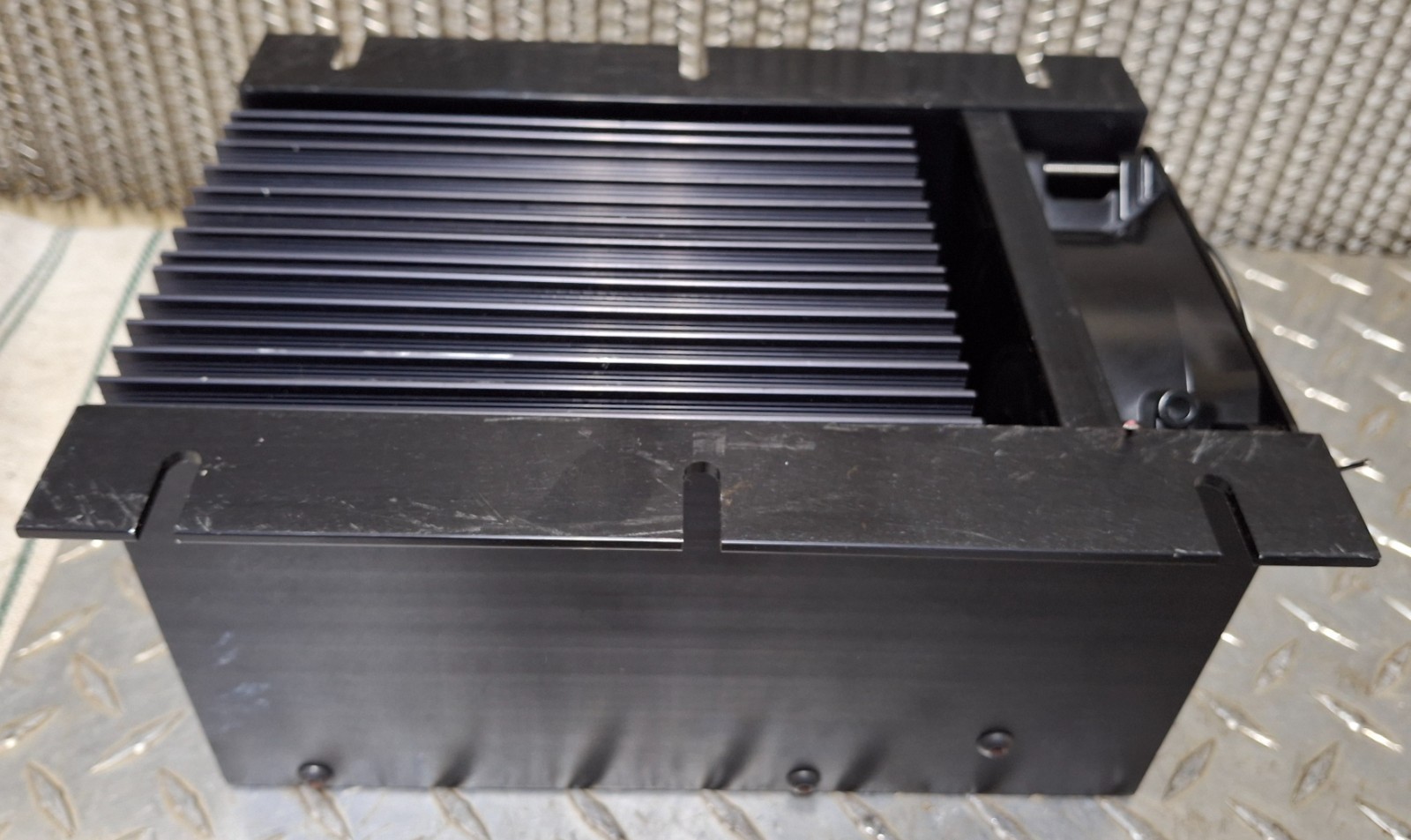 Large AL Heat Sink With Fan 120mm Heater Fan Forced Enclosure