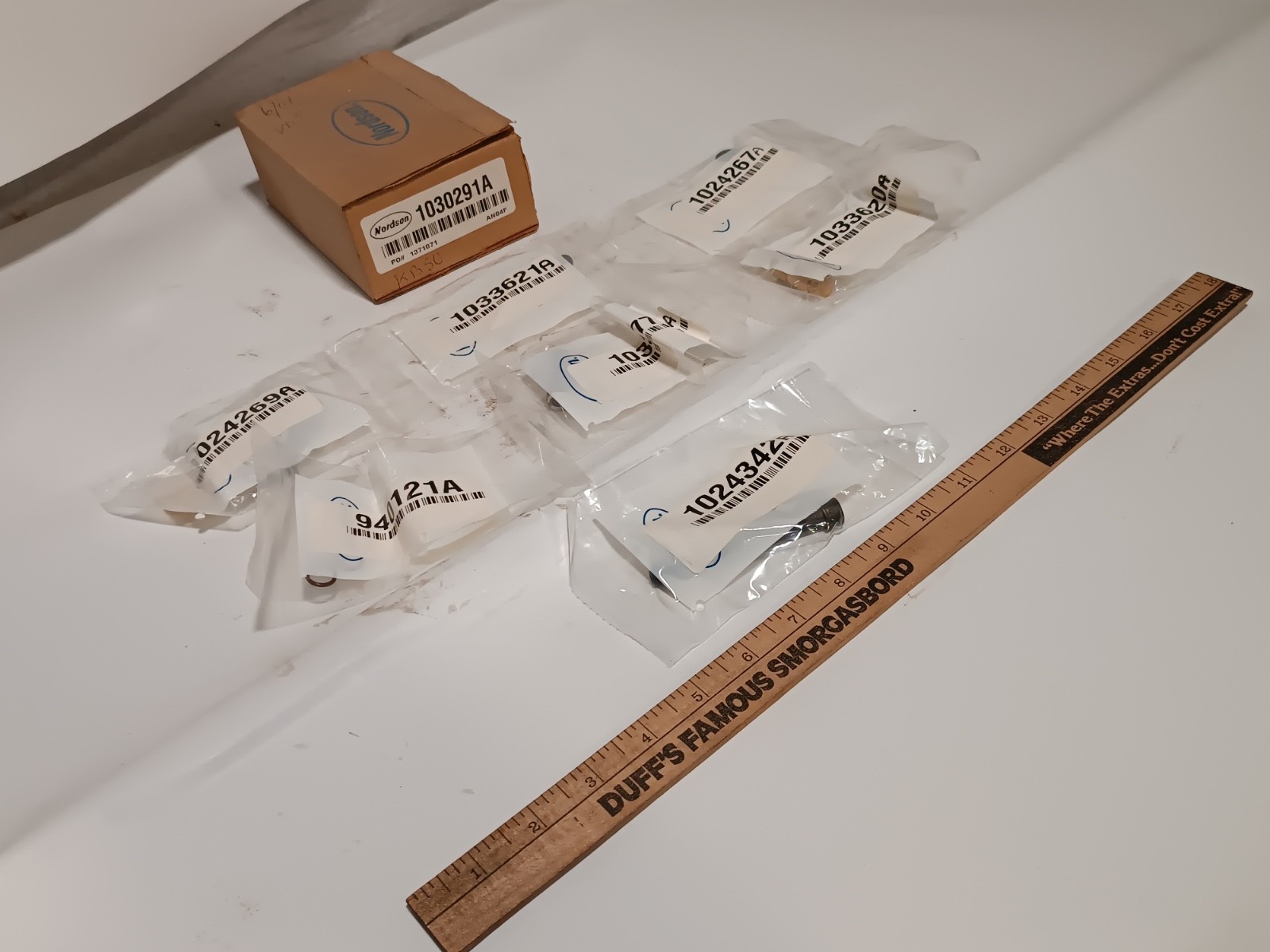 Lot of 7 Assorted Nordson Industrial Spare Parts, New In Packages