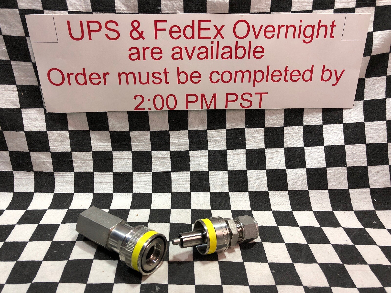 Swagelok SS-QC8-B-8PFK4 & SS-QC8-B-810K4, Quick Connect, Set Key Yellow #118K3