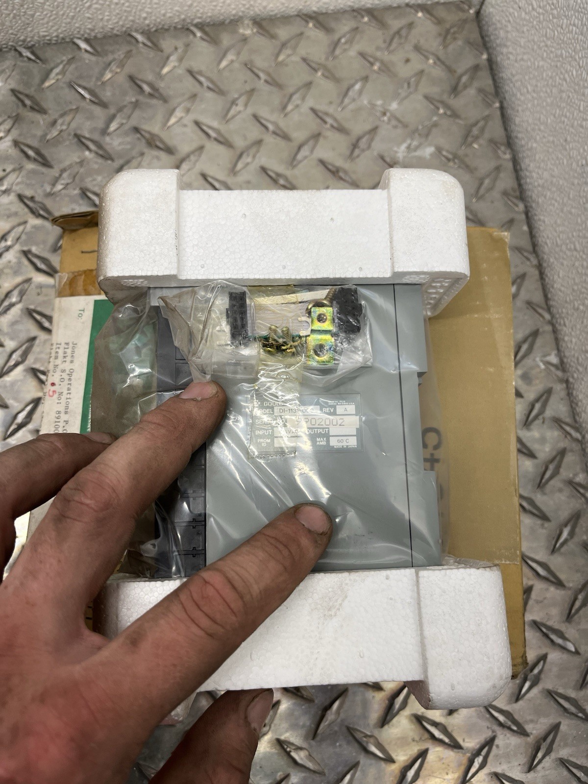 GOULD INPUT MODULE D1-1131-000 7.8 x 5.9 x 2.6