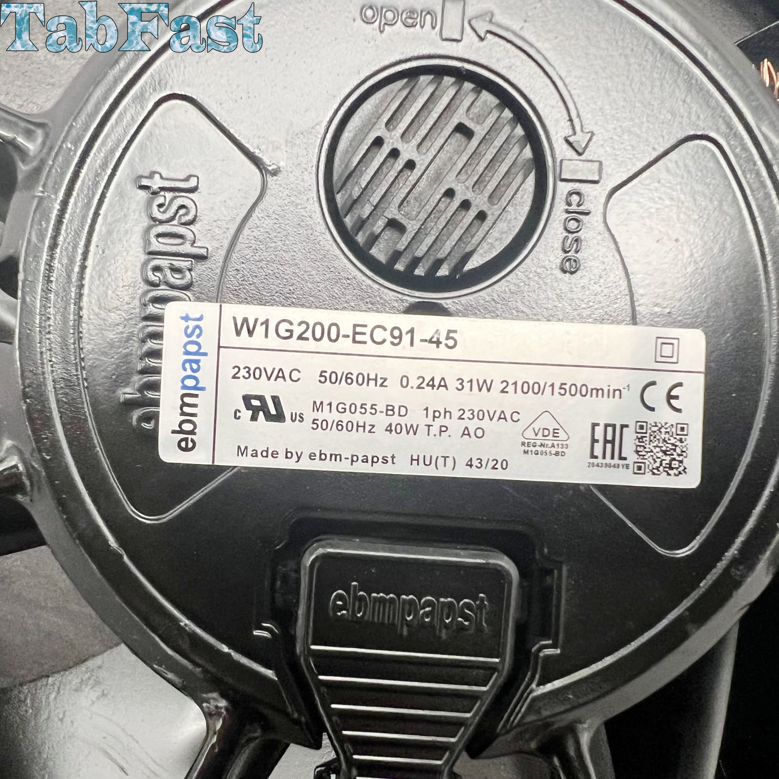 Brand New Cooling Fan W1G200-EC91-45 for ebmpapst