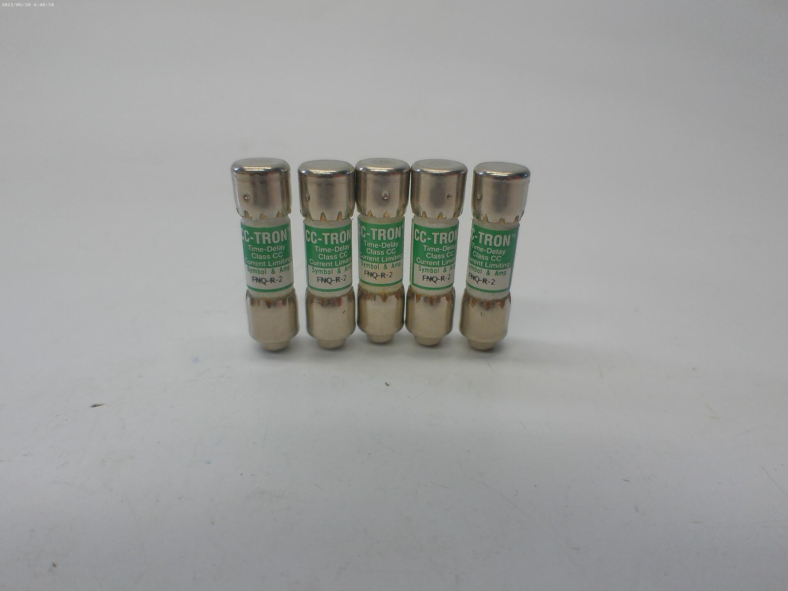 CC-TRON FNQ-R-2 FUSE LOT OF 5 NSNP