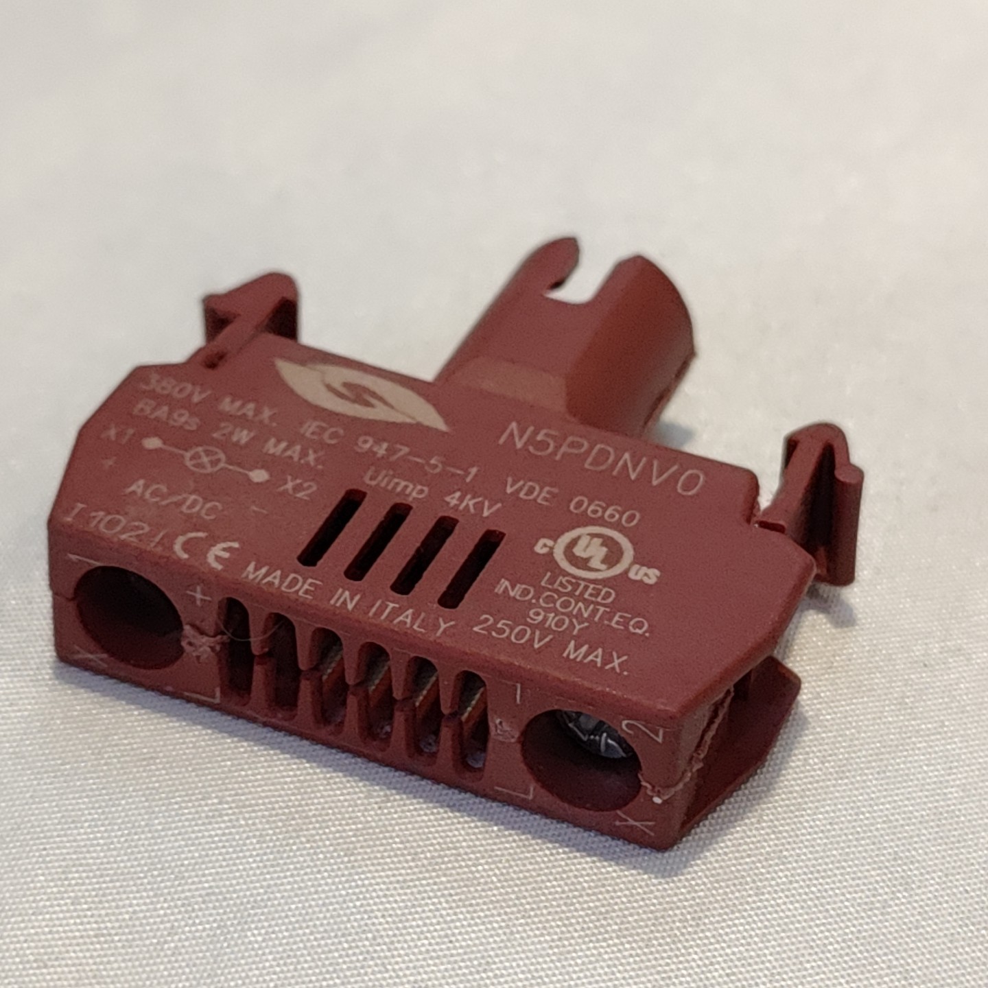 Springer N5PDNV0 Contact Pilot Screw Terminal No Bulb 380V