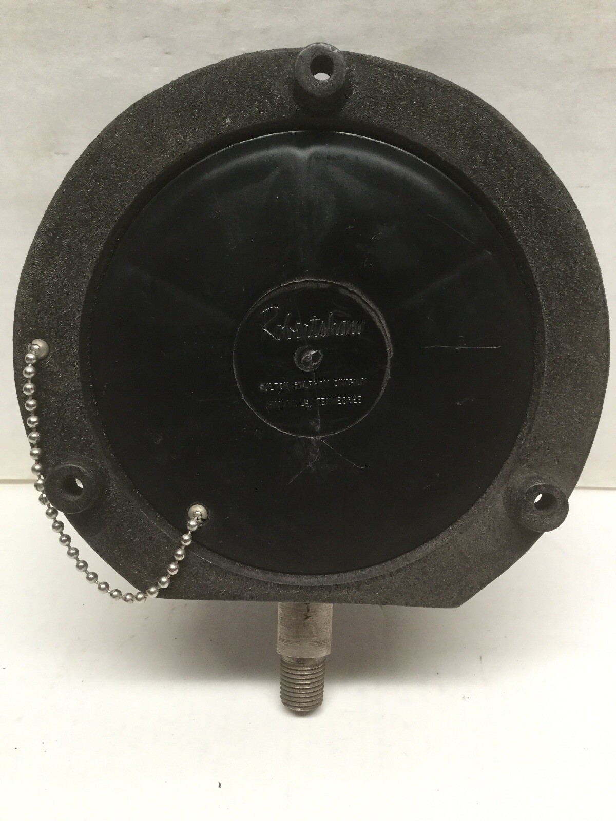 Robertshaw ACRAGAGE Pressure Gauge 0-600 AISI 316 Tube SAE 1018 Socket 4” DIA