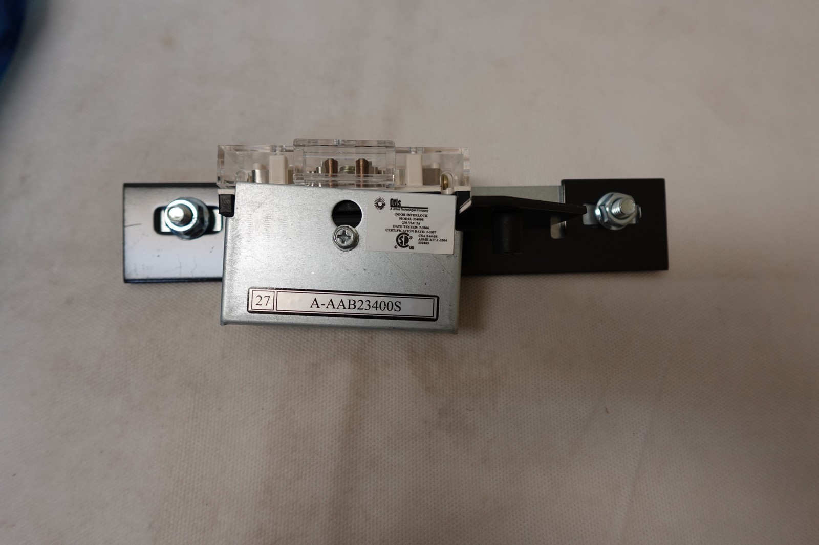 Otis Elevator – Interlock Arrangement Hardware Assy – Right Hand RH – AAB23400S7