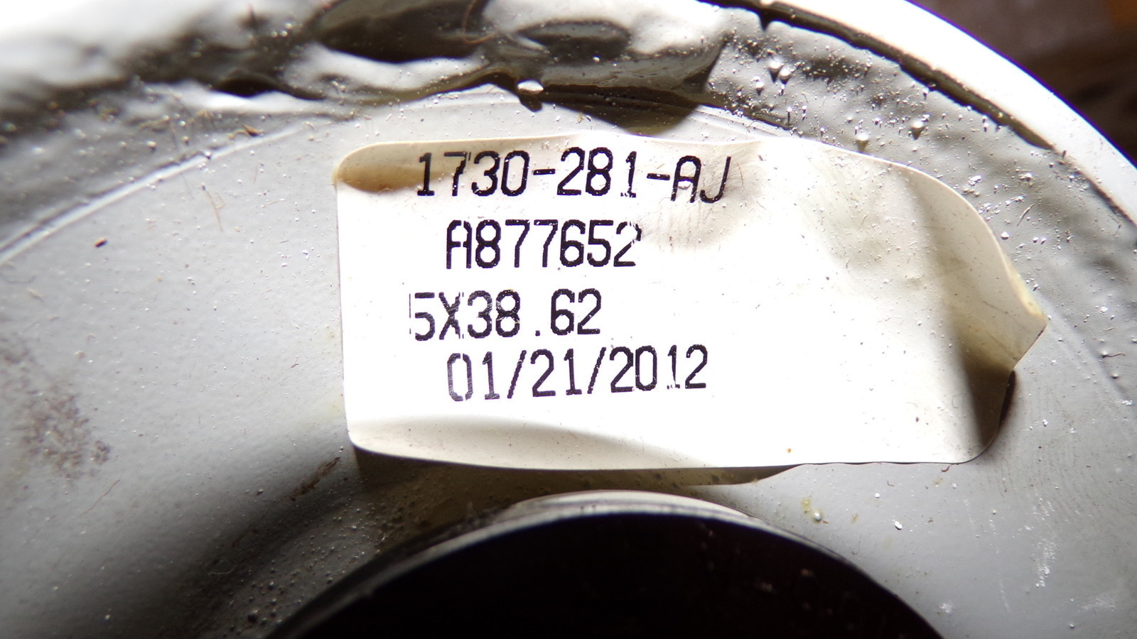 NEW Motion Industries 1730-281-AJ Steel Roll for Flat Return A877652
