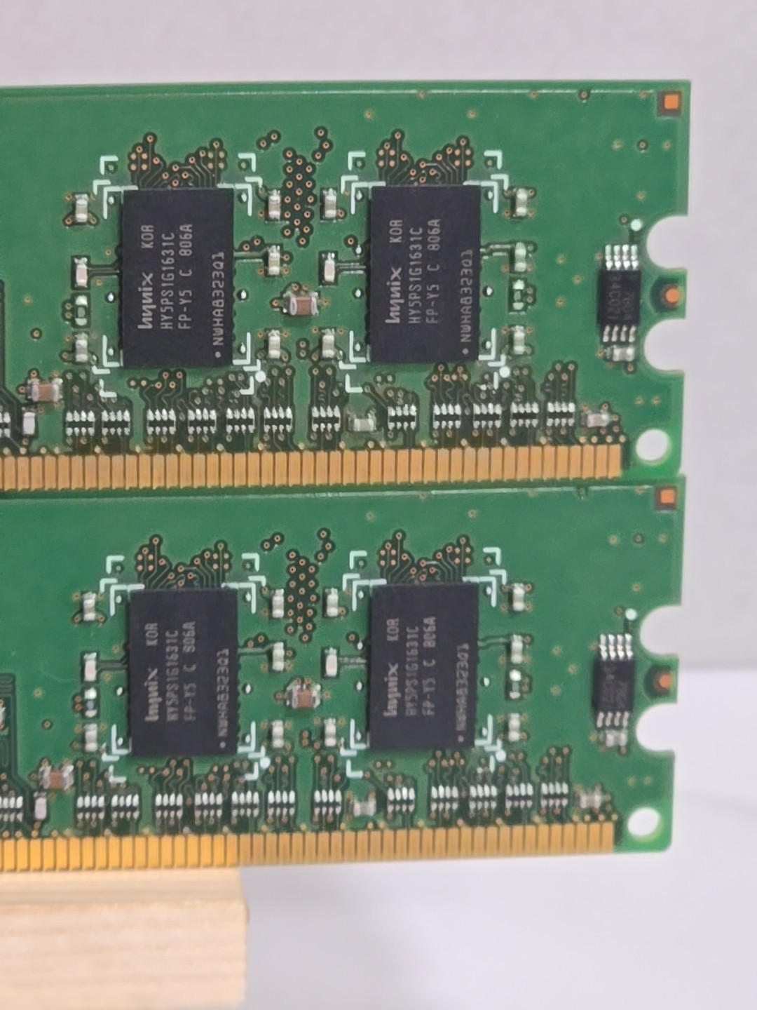 🔥 Lot of 2 Hynix 512MB 1Rx16 PC2-5300U-555-12 Module HYMP164U64CP6-Y5 AB RAM