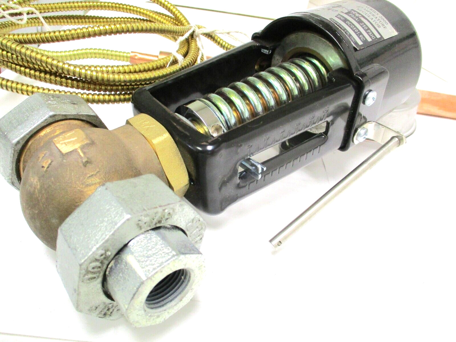 SPENCE , 2010AC-GQE , DIRECT ACTING TEMPERATURE REGULATOR , 1/2″ FNPT ENDS ,