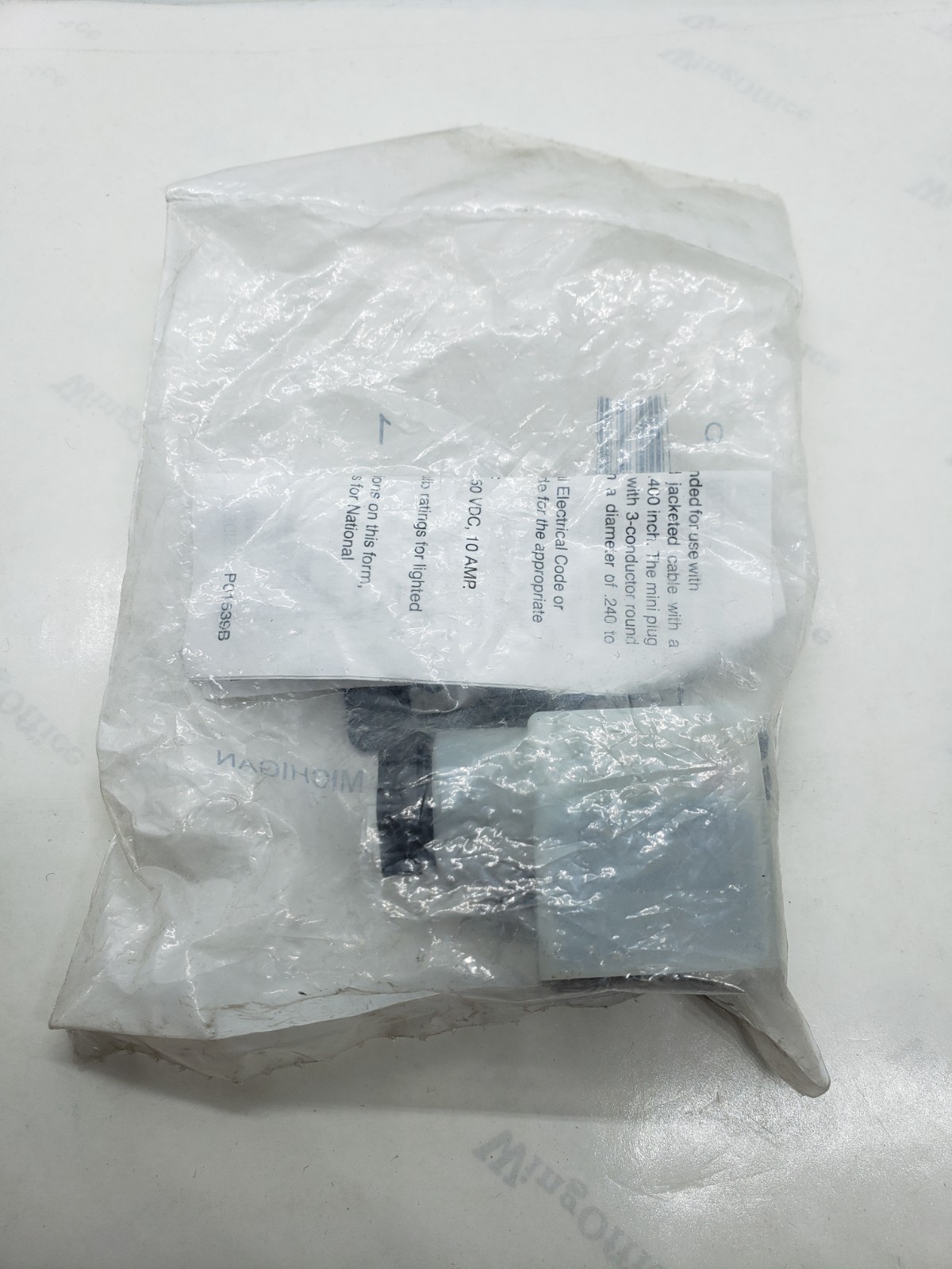 PARKER PS243079BP SOLENOID CONNECTOR 3 PIN 24V AC/DC, NIB