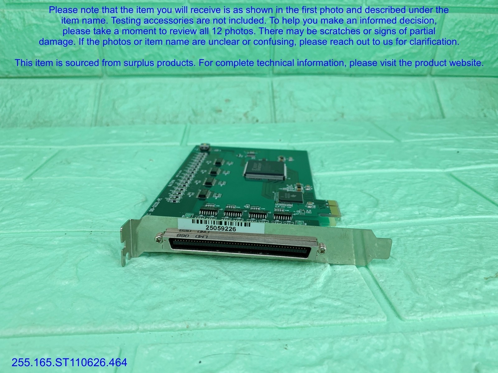 CONTEC DIO-3232L-PE Digital I/O Card as in photos, sn:9226, DHL.