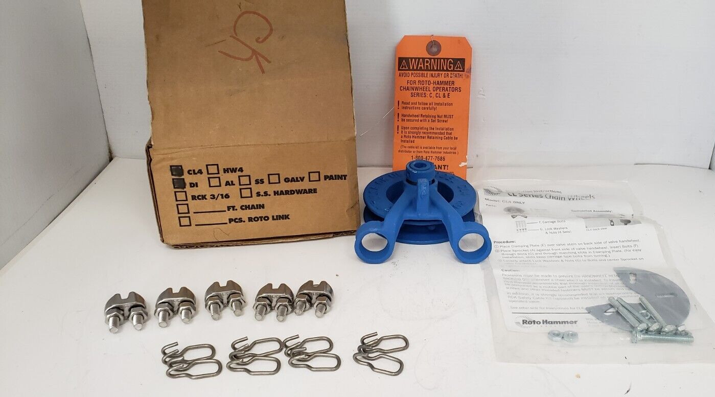 ROTO HAMMER MODEL CL4 CHAIN WHEEL, 4 INCH, NIB