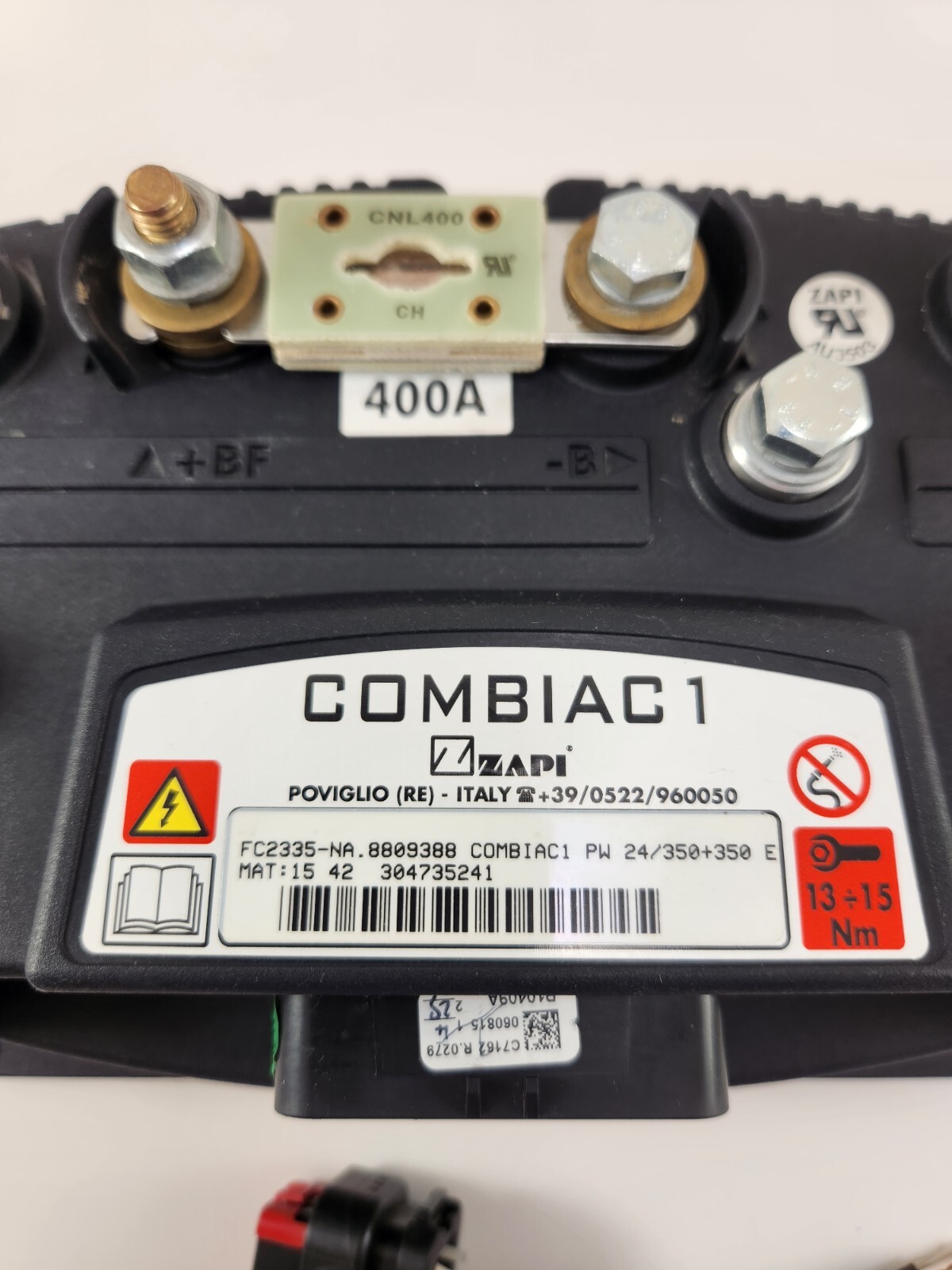 ZAPI COMBIAC 1 FC2335-NA 24 VAC 350 AMP MOTOR CONRTOLLER