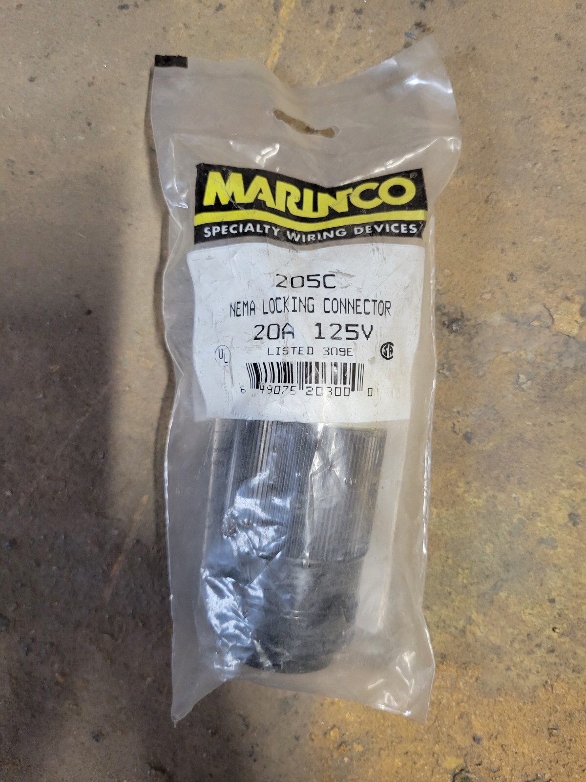 Marinco 205C NEMA Locking Connectors – 20A 125V