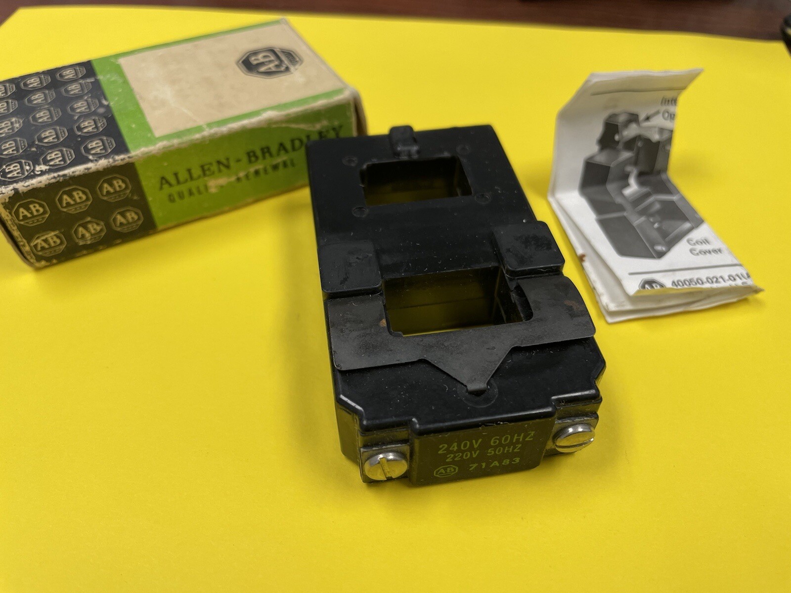 ALLEN BRADLEY 71A83 MAGNETIC COIL 240V 60HZ / 220V 50HZ