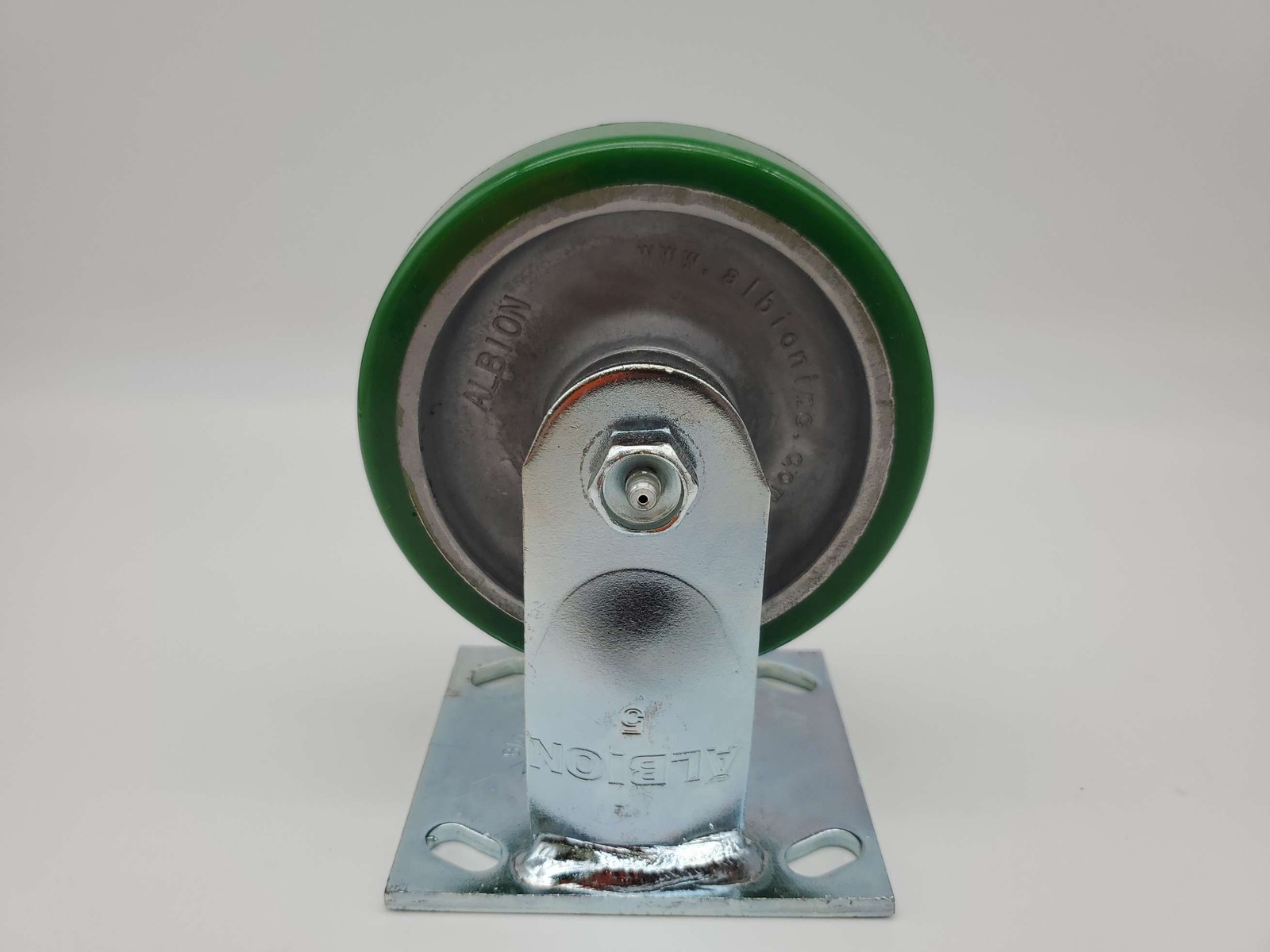 Albion 5″ Polyurethane Caster Ridgid 1.5″ Wide 16PD05101R 3″x3″ Bolt Pattern CTC