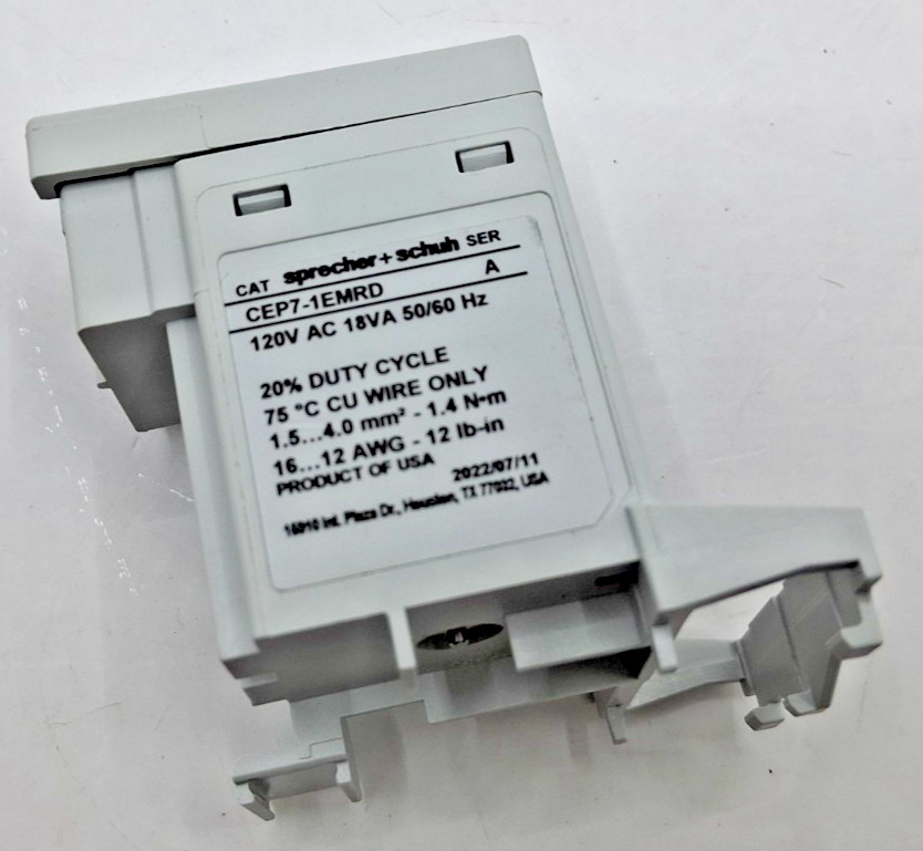Sprecher & Schuh CEP7-1EMRD Remote Reset Solenoid