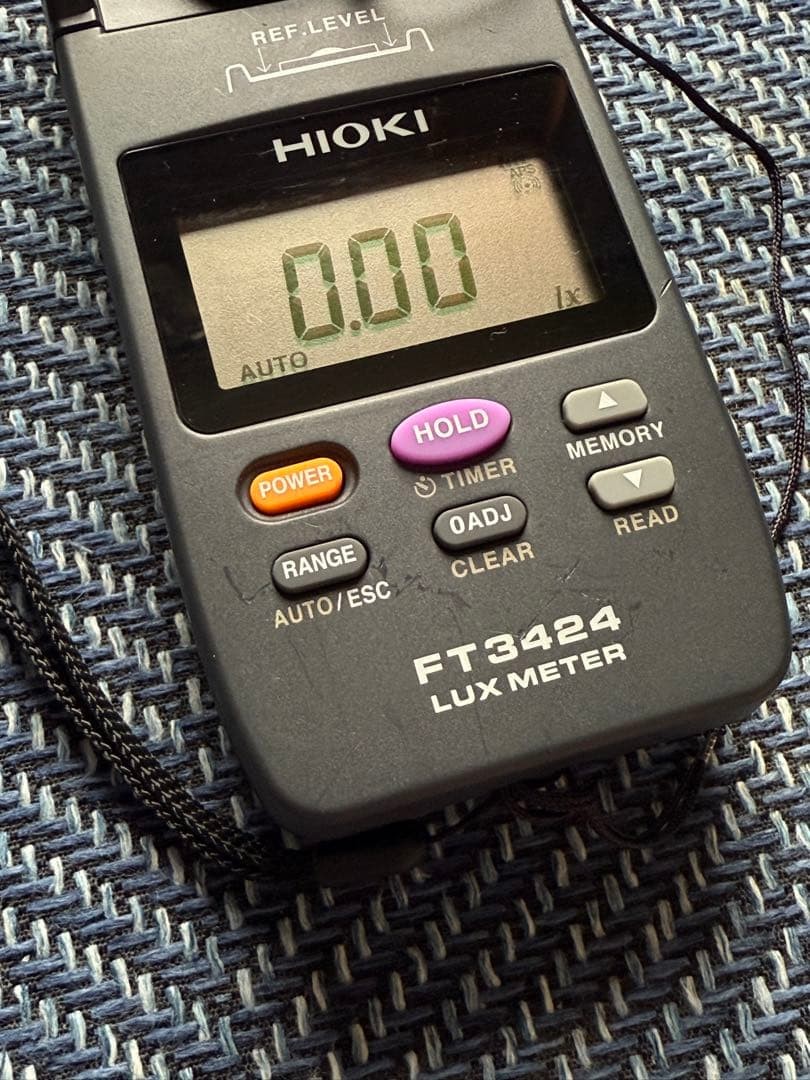 Hioki Digital Illuminance Light Meter FT3424 Lux Meter