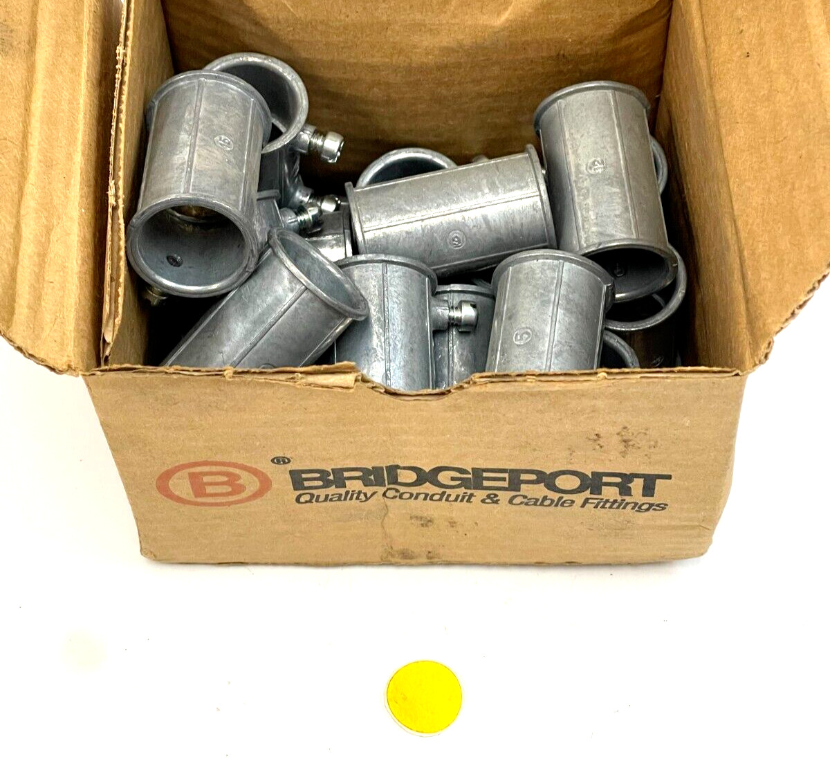 BRIDGEPORT 241-DC 3/4″ ZINC EMT COUPLING (LOT OF 25)
