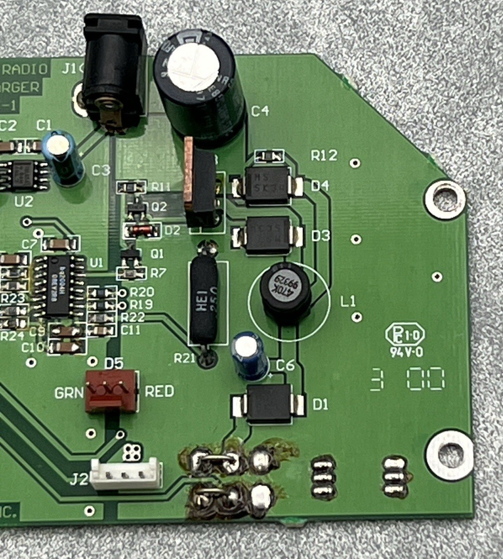 COMMAND RADIO FAST CHARGER BC-1 71E401-A CIRCUIT BOARD ZIONSVILLE ENGINEERING