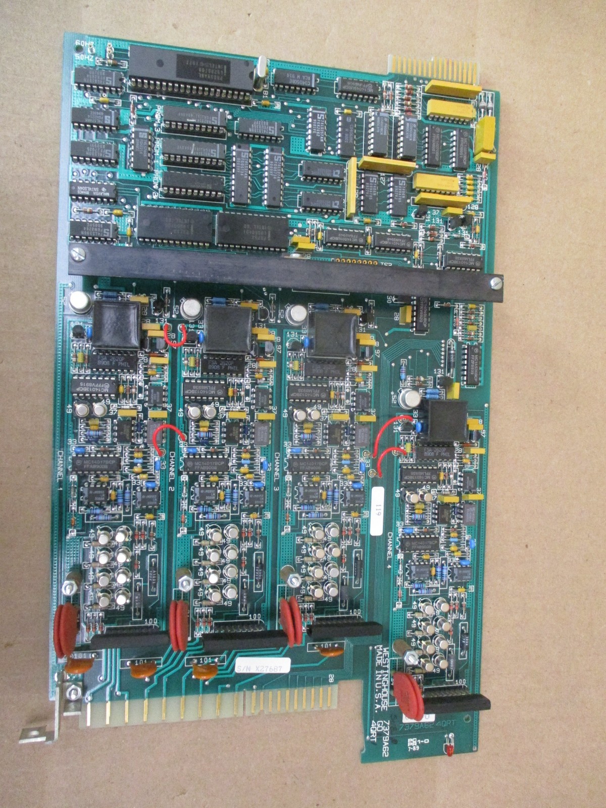 Westinghouse 7379A62 G01 4QRT1 SUB P PCPR-1-0 53064HI