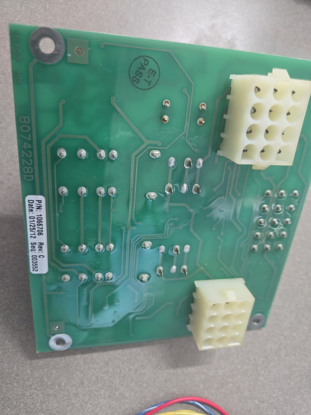 Frymaster Circuit Board Sound 2, 8074228D