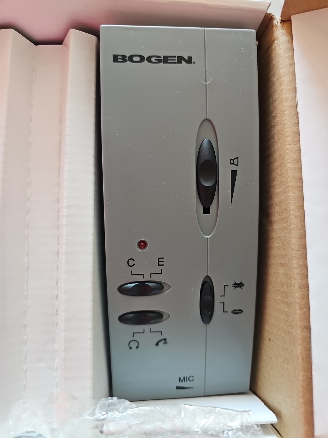 Bogen HAA20 Telephone Headset Amplifier w/ wires and Instructions New In Box