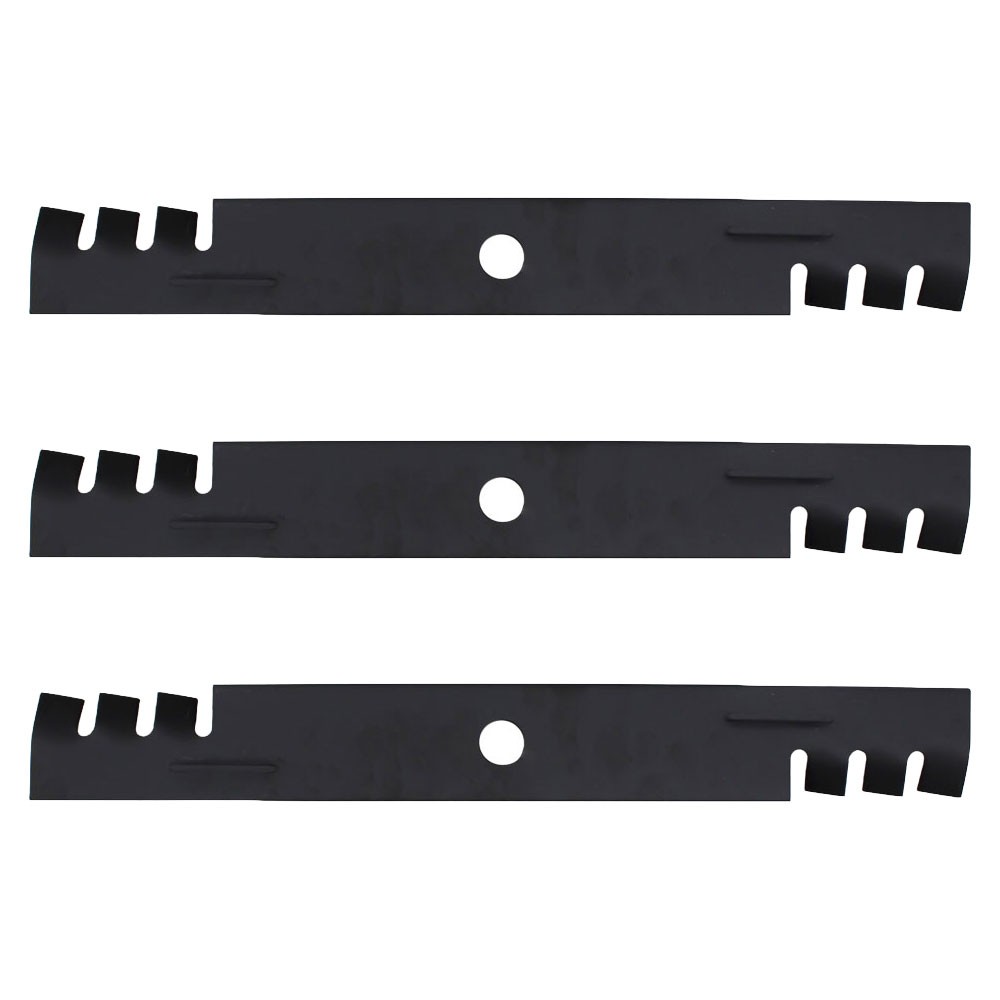 THREE Mulching Mower Blades Fits Exmark 60″ Mower Deck 103-6398 116-5174