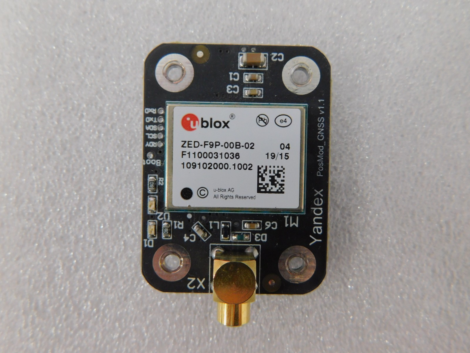 U-Blox ZED-F9P Dev Board, High Precision, GNSS GPS Module ZED-F9P-00B-02
