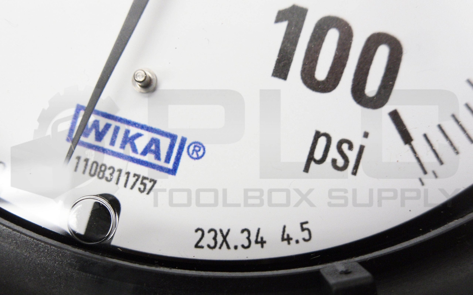 WIKA PRESSURE GAUGE 23X.34 4.5 0-100PSI 1/4″ NPT