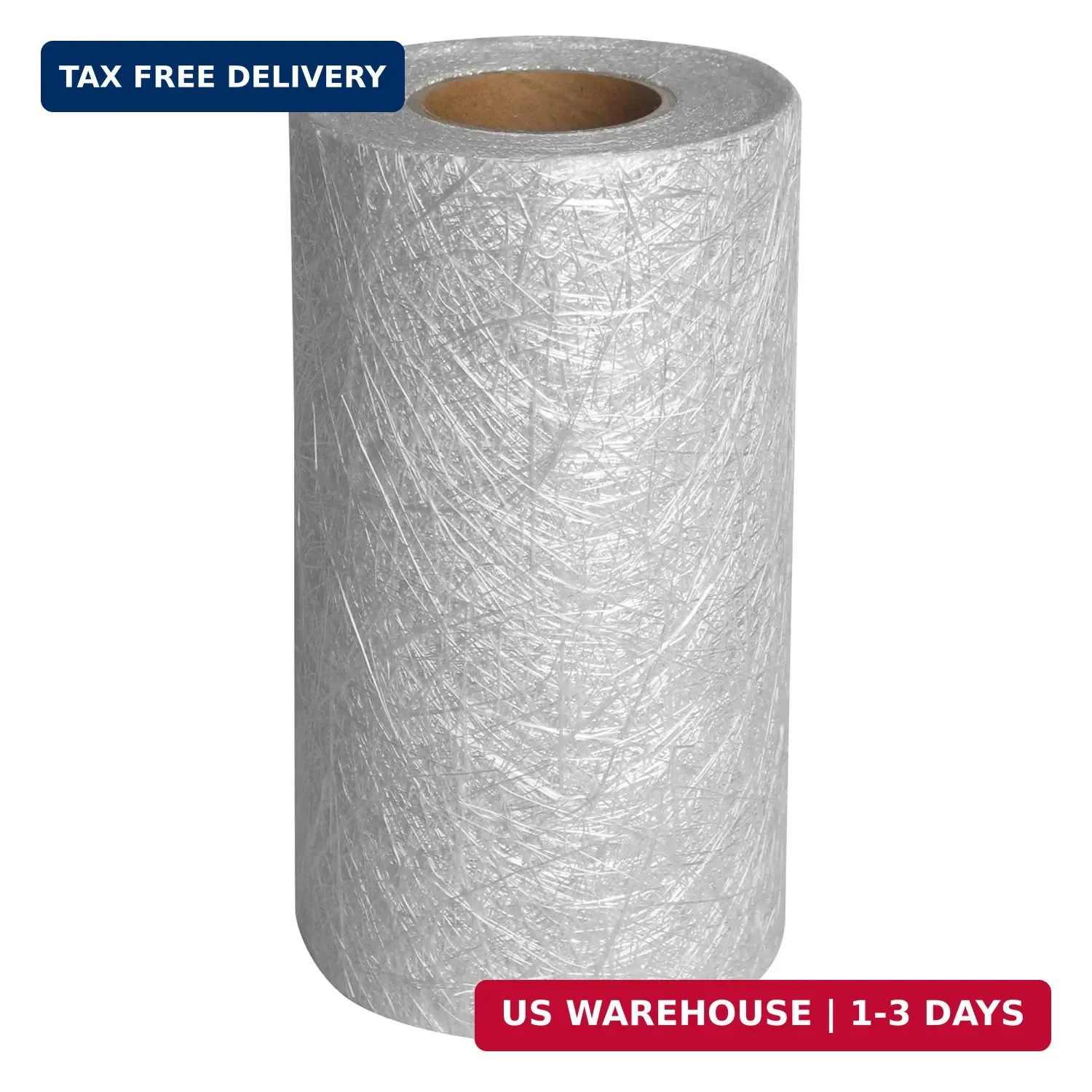 Fiberglass Mat Roll 8″ x 10 Yards, 1.5 oz Chopped Strand Mat, Wide Fiberglass fo