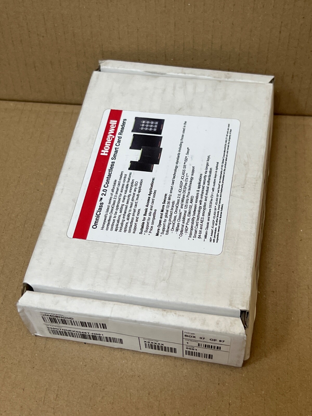 Honeywell Access OM45BHOND OmniClass 2.0 Smart Card Reader