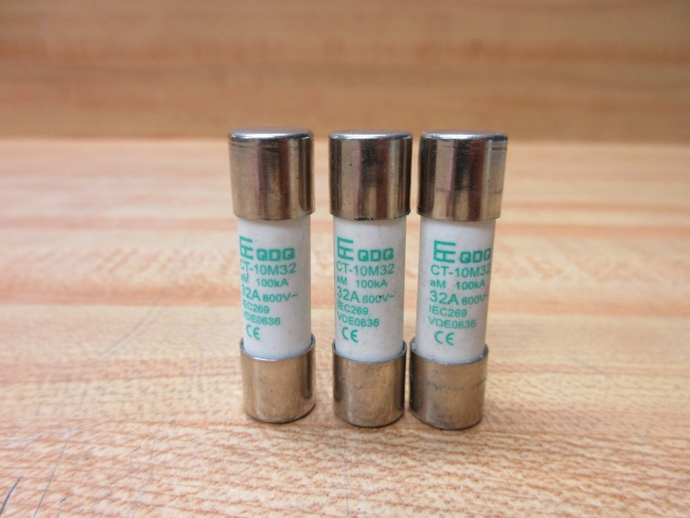 QDQ CT-10M32 Fuse 10M32 (Pack of 3)