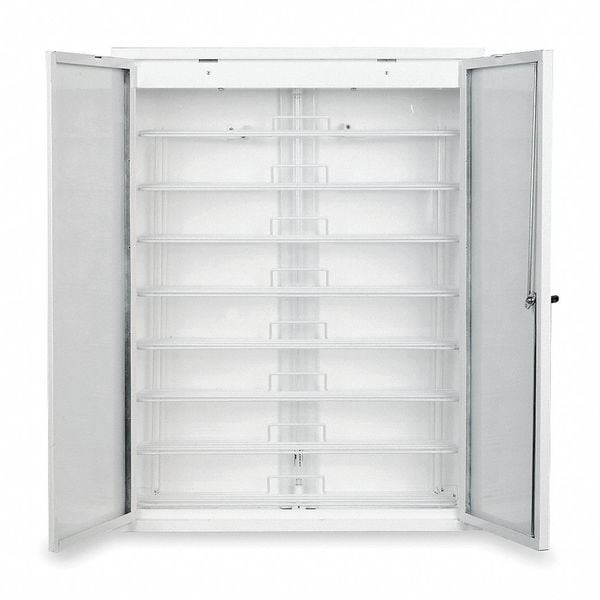 Sellstrom S90494 Eyewear Germicidal Cabinet, Case With Door, Steel, 32 In H X