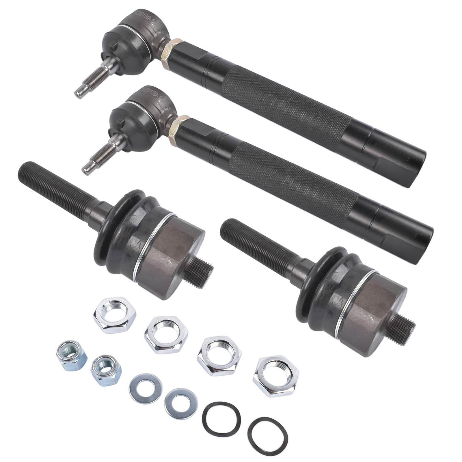 0-6″ Adjustable Heavy Duty Tie Rod Ends Kit Fit0-Chevrolet Silverado GMC Sierra
