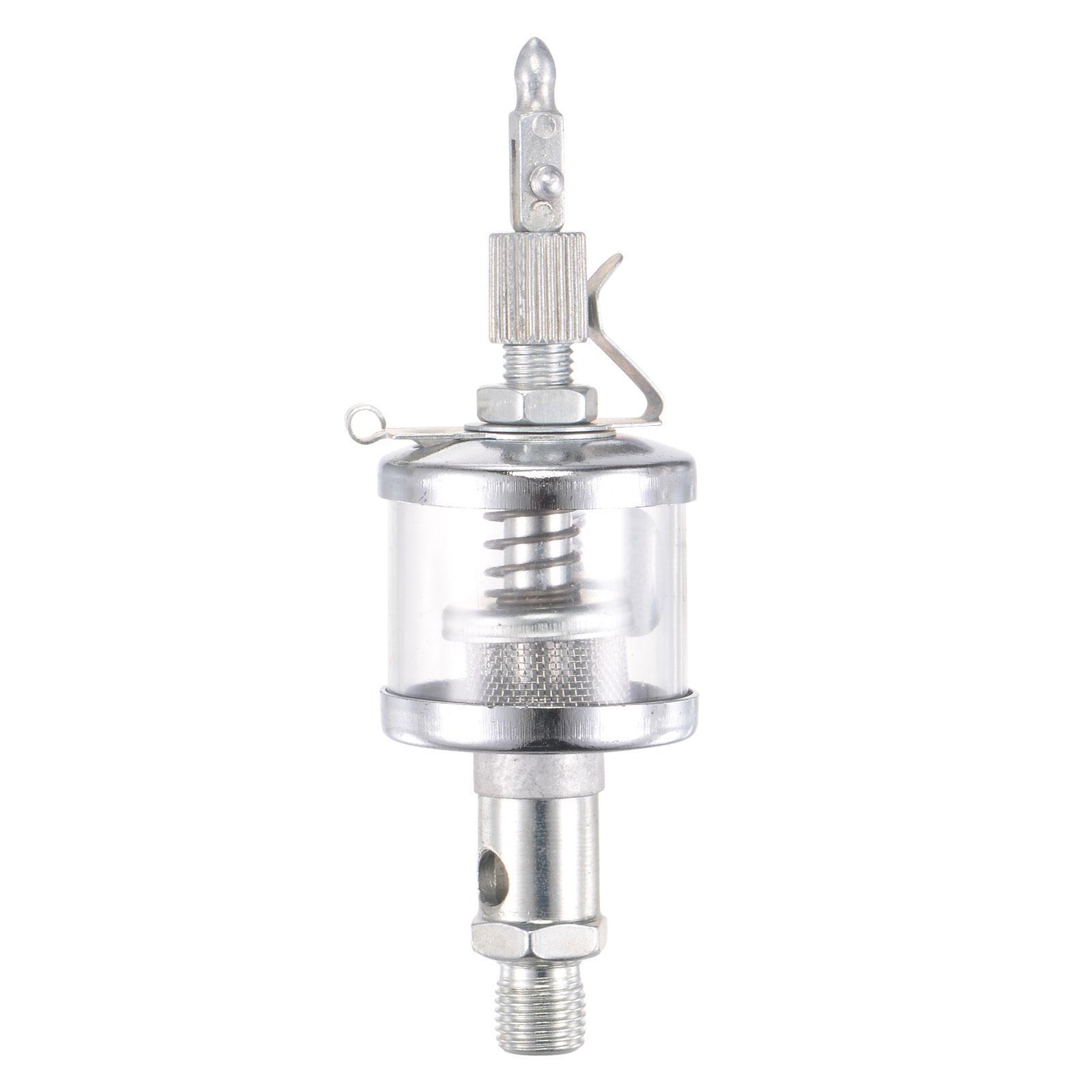 Needle Valve Type Oil Cup M10x1 Thread 16ml Sight Gravity Drip Feed Oiler