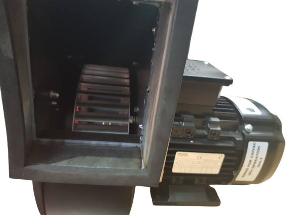 Brook Crompton A-DA90SA-H 2 B35-PT0 2 Pole, 3PH AC Motor W/Blower Fan Assembly