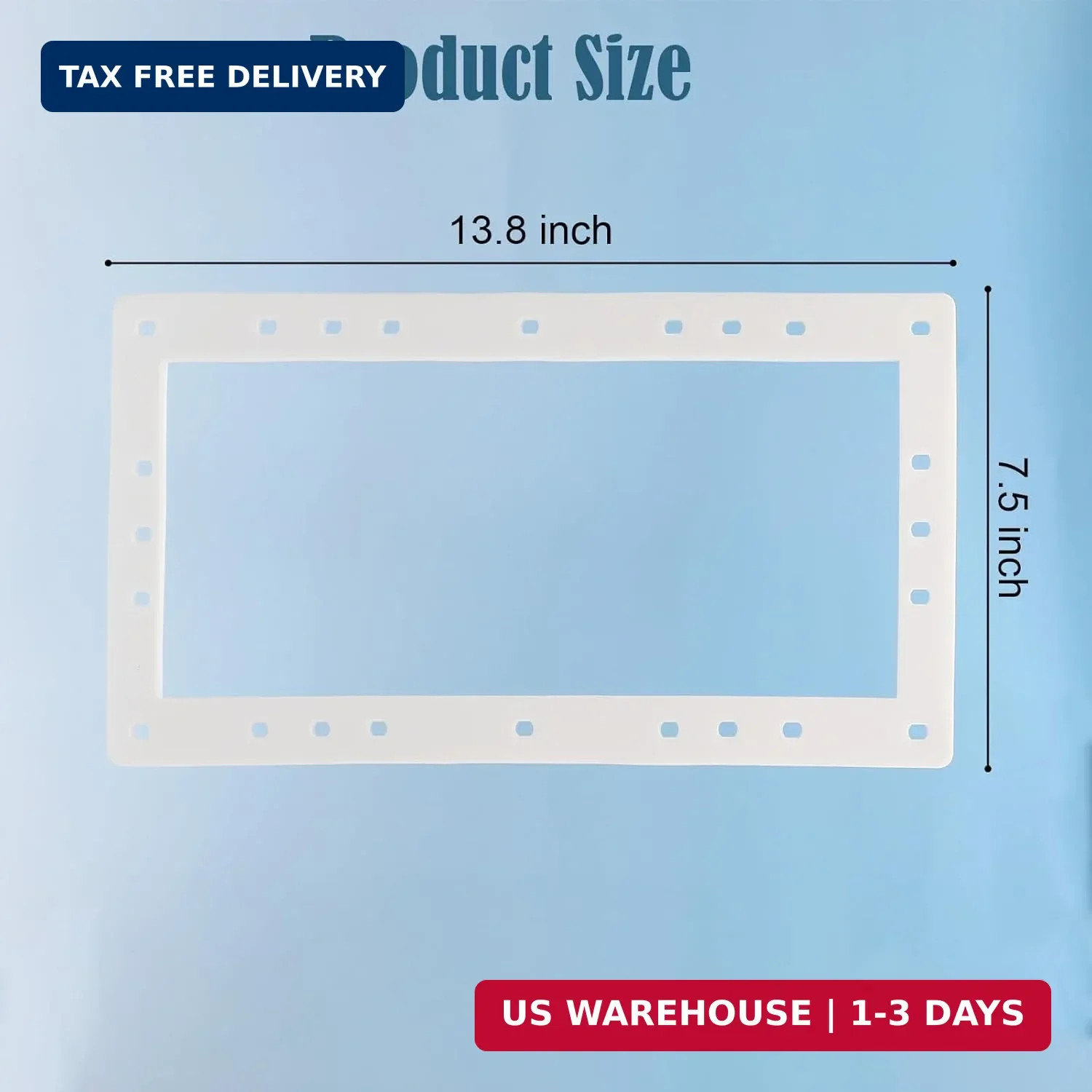 EAORBD Spx1091Gw Wide Mouth Above Ground Pool Skimmer Gasket for Hayward Spx1091