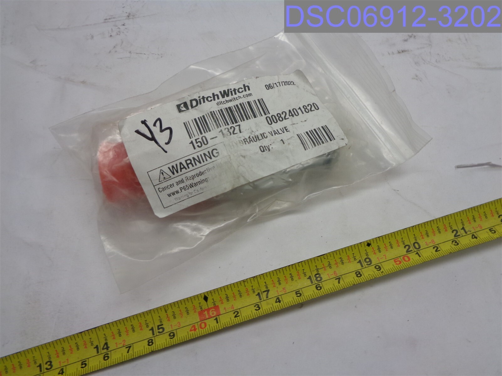 Ditch Witch Hydrualic Valve #150-1327