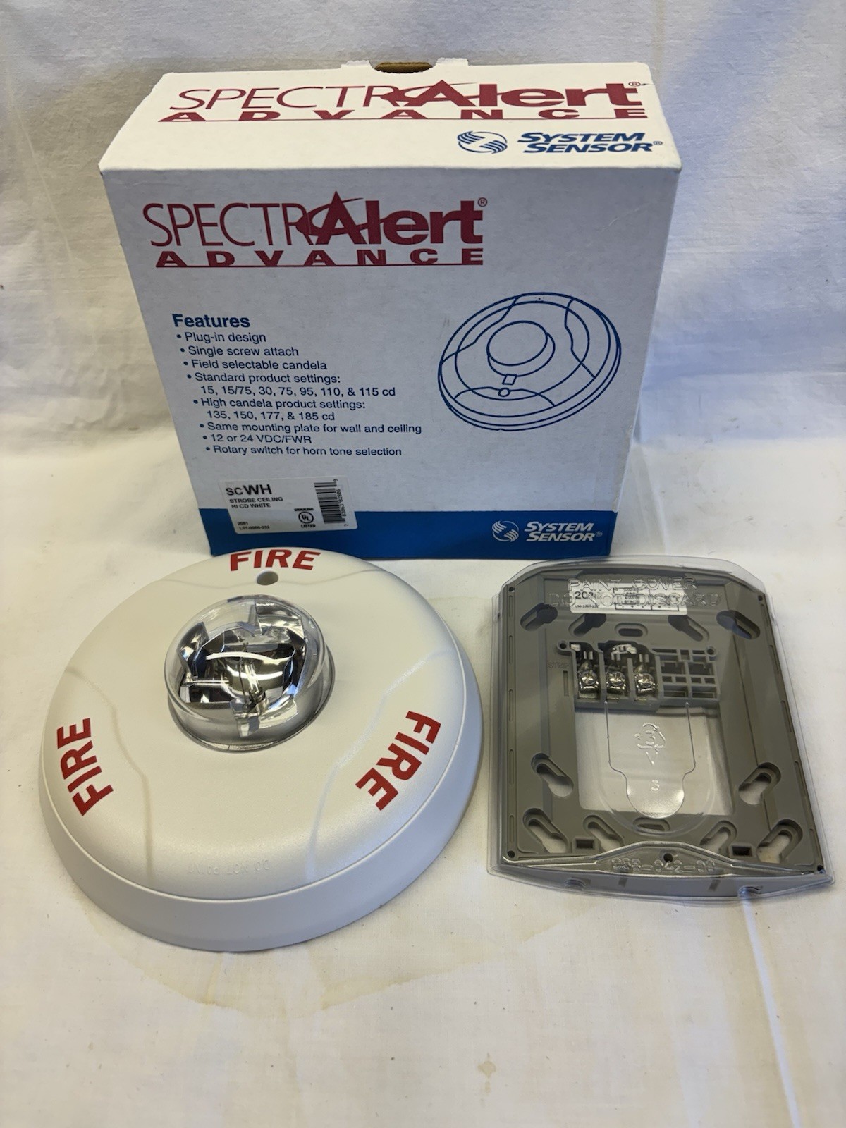 Honeywell/System Sensor SCW-CLR-ALERT Spectra Alert Advance Strobe SCWCLRALERT