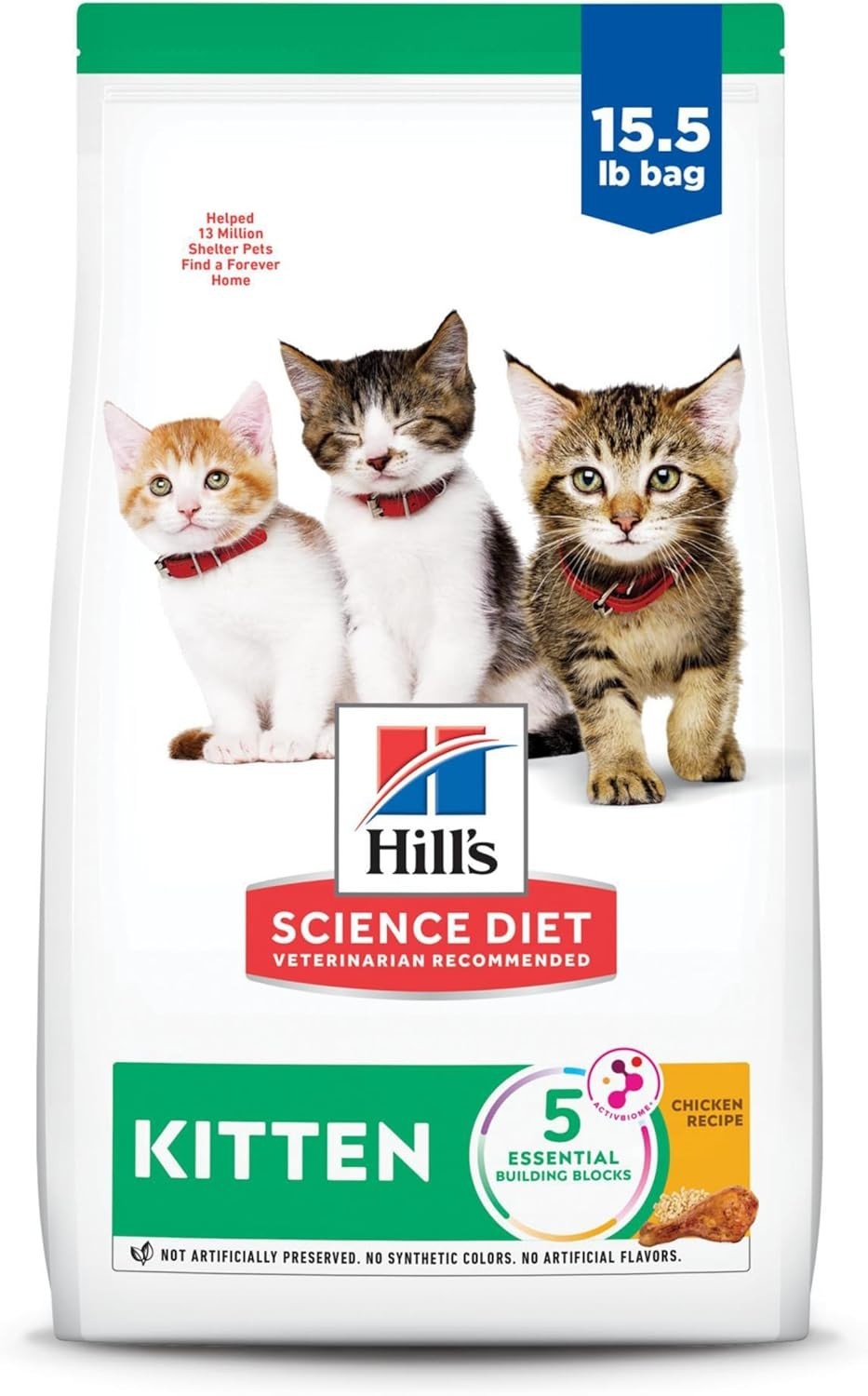 Hill’s® Science Diet® Kitten Dry Cat Food – Chicken. 15.5 Lb