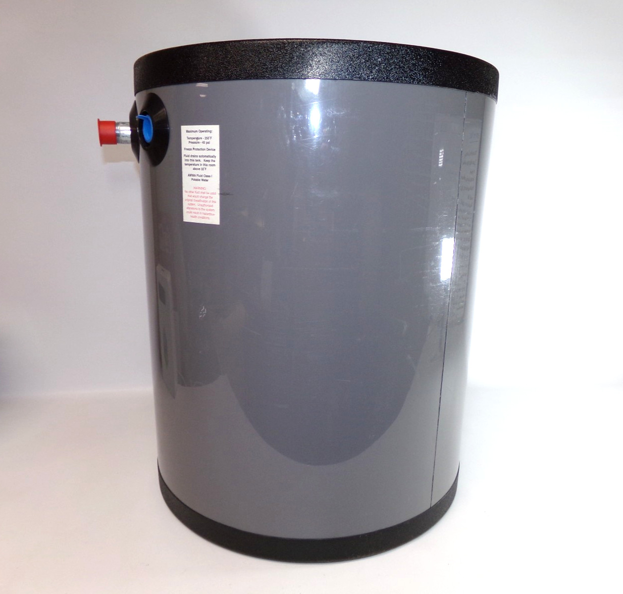AET Thermomiser DB-15SS Stainless Steel Drainback Reservoir Tank w/ Sight Glass