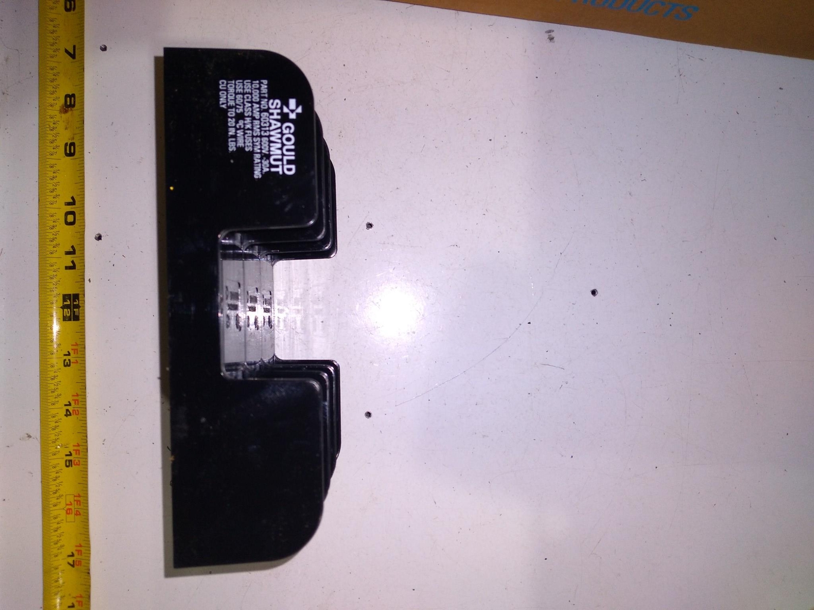 MERSEN FERRAZ SHAWMUT 60313 FUSE BLOCK 600V 30A 10000AMP