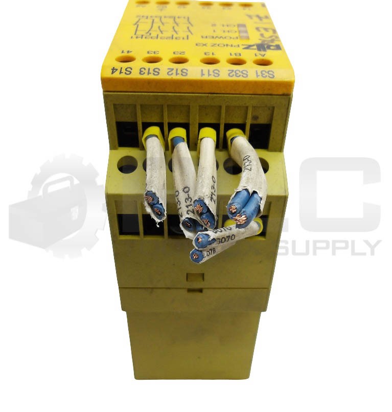 PILZ PN0Z X3 24VAC 24VDC 3N/O 1N/C 1SO SAFETY RELAY 24VDC 24VAC