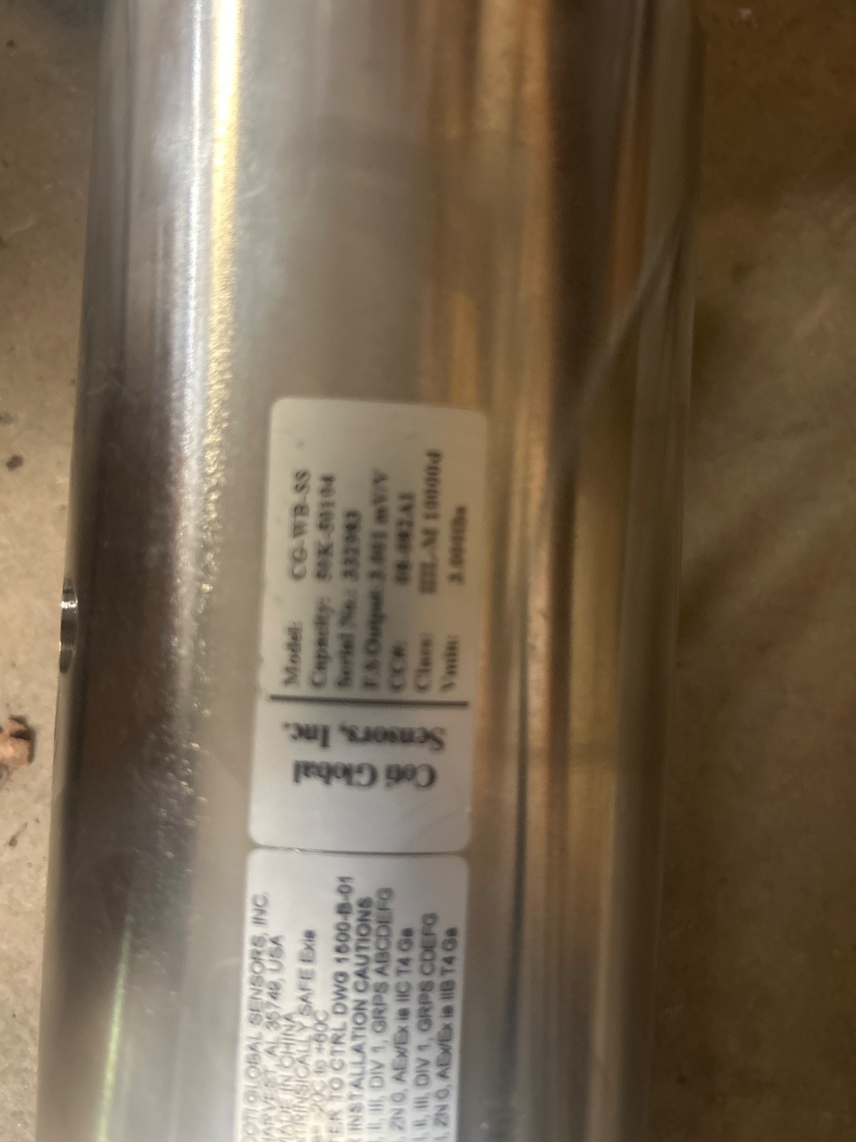 Model CG-WB-SS 50k loadcell 3m/v for weigh-tronix truck scales