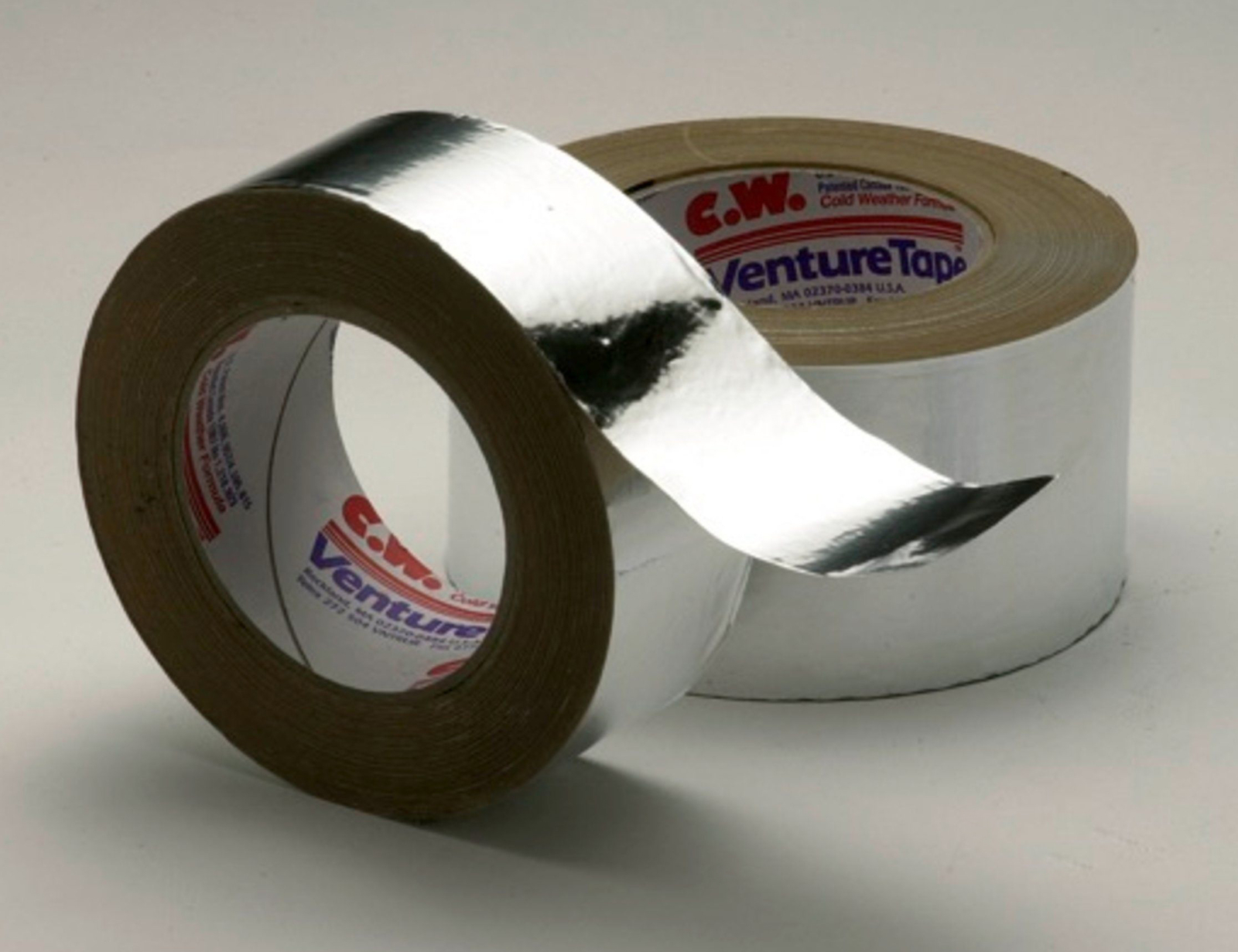 3M Venture Tape Aluminum Foil Tape 1520CW, Silver, 1 in x 50 yd, 3 (Case of 48)