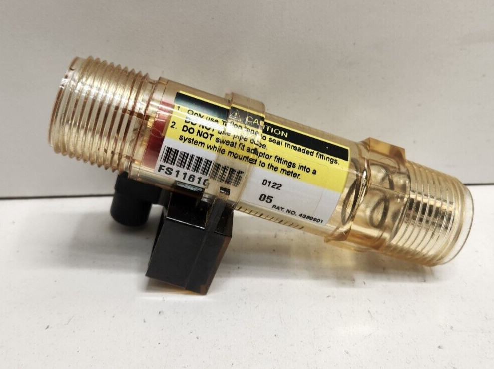 NEW OLD STOCK! DYWER 16 GPM FLOW METER W/ FLOW LIMIT SWITCH FS11610