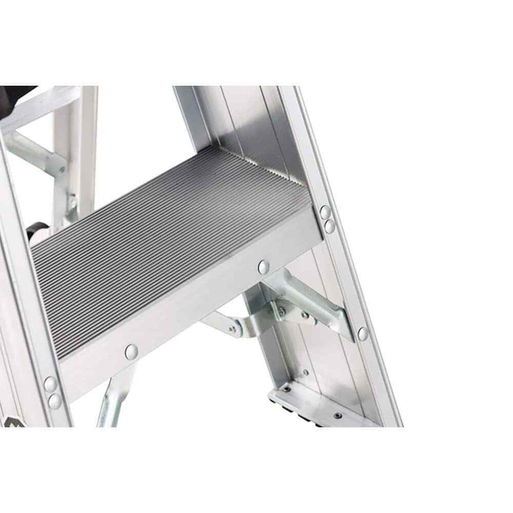 Louisville AY8002 2-Step Aluminum Step Ladder, 22-3/4″ Overall Height