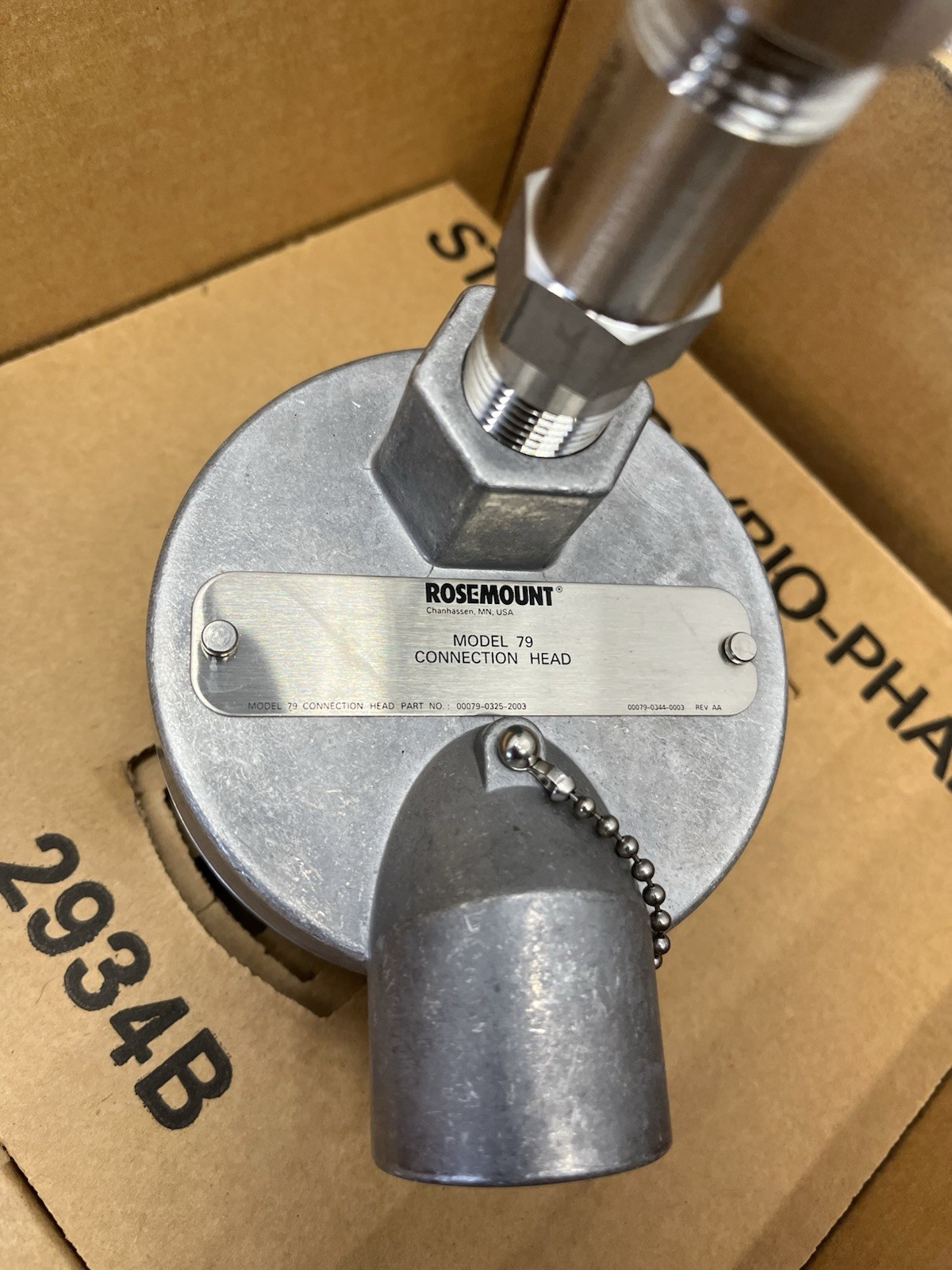 ROSEMOUNT MODEL 79 CONNECTION HEAD MOUNT TEMPERATURE TRANSMITTER HOUSING