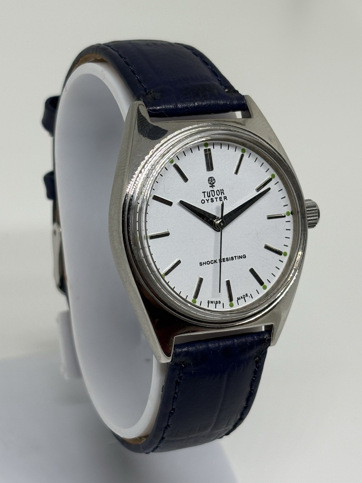 Vintage Tudor Oyster 17 Jewels Manual Winding Swiss Made Men’s Watch White Dial